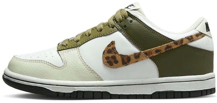 Nike Nike Dunk Low Olive Leopard Groen