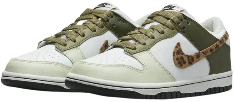 Nike Nike Dunk Low Olive Leopard Groen