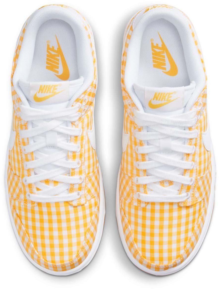 Nike Dunk Low Ewt 'gingham' Sneakers Geel