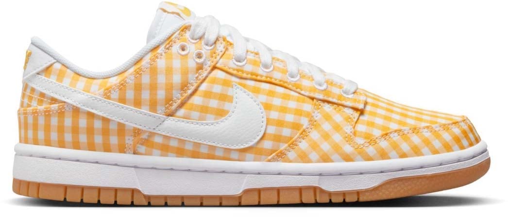 Nike Dunk Low Ewt 'gingham' Sneakers Geel
