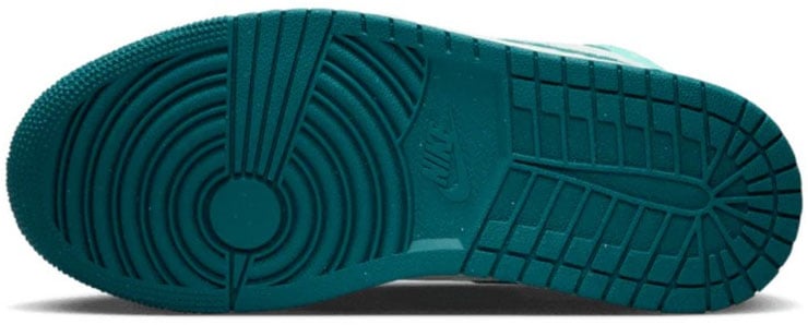 Nike Air Jordan 1 Mid Bleached Turquoise Blauw