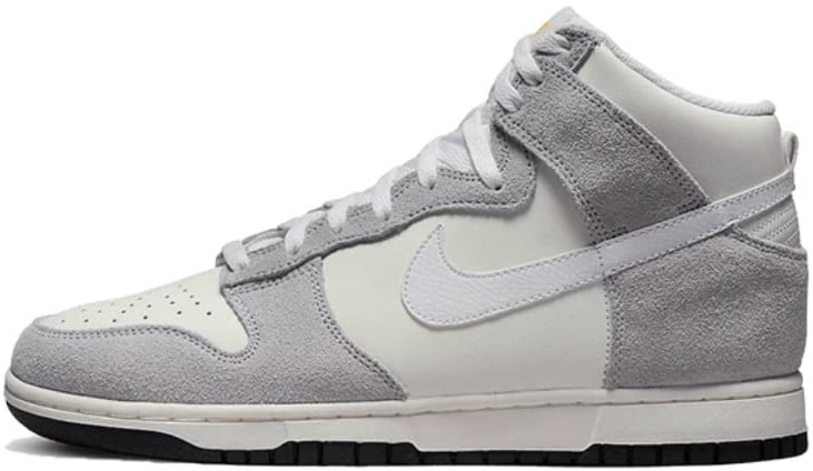 Nike Nike Dunk High Retro Sail Pure Grey Lichtgrijs