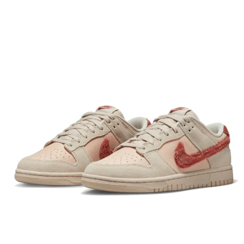 Nike Nike Dunk Low Terry Swoosh Grijs