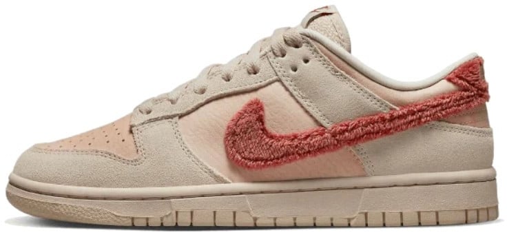 Nike Nike Dunk Low Terry Swoosh Grijs