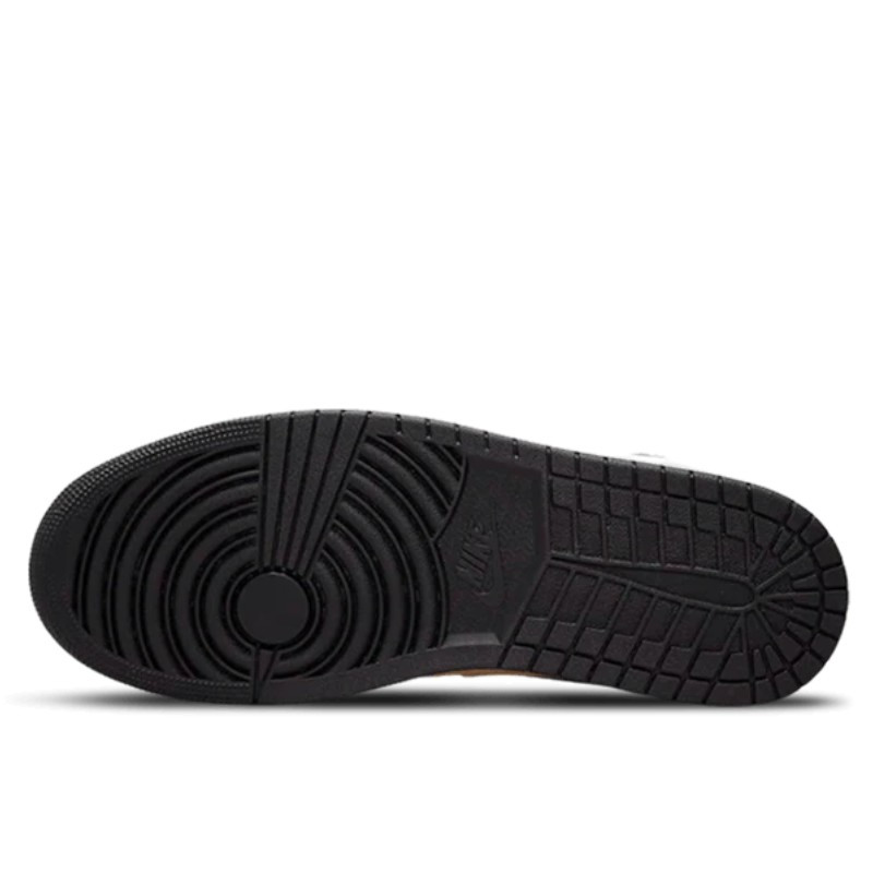 Nike Air Jordan 1 Mid SE Tartan Swoosh Zwart