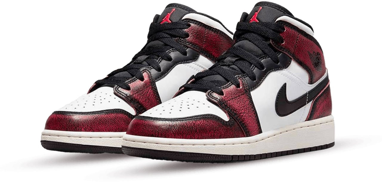 Nike Air Jordan 1 Mid SE Wear-Away Chicago (GS) Divers