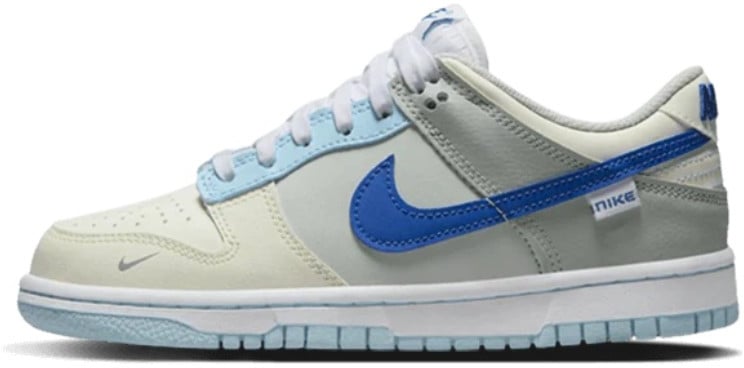 Nike Nike Dunk Low Ivory Hyper Royal Grijs