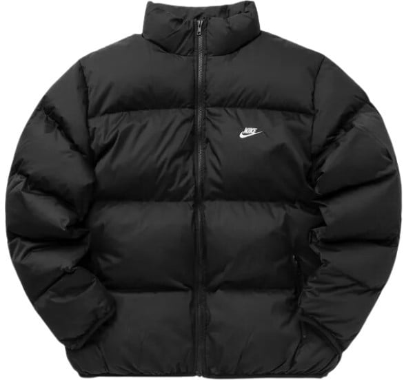 Nike Nike Sportswear Club Puffer Jacket Black White Zwart