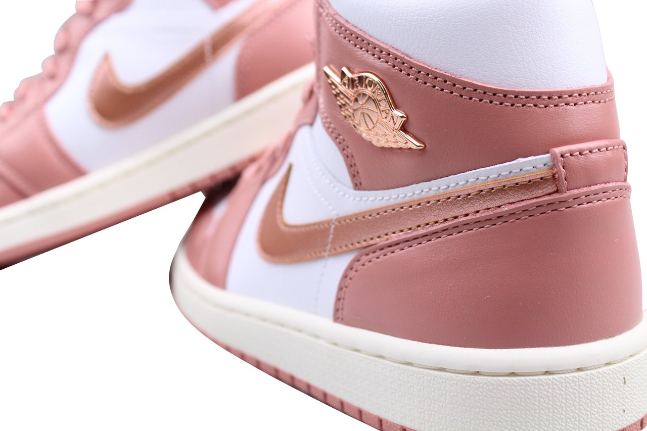 Nike Air Jordan 1 Mid 'Red Stardust' Rood