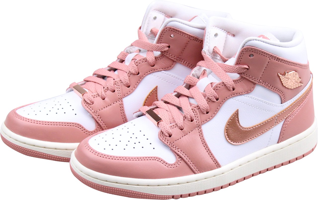 Nike Air Jordan 1 Mid 'Red Stardust' Rood