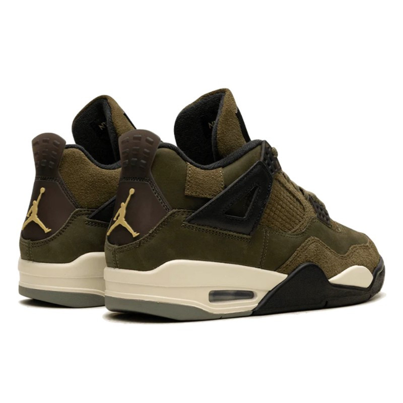 Nike Air Jordan 4 Retro SE Craft Medium Olive Groen