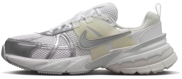 Nike Nike V2K Run Metallic Silver White Grijs