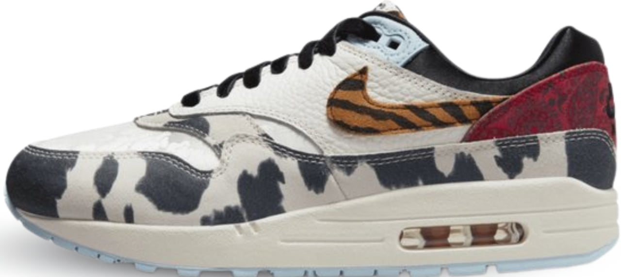 Nike Nike Air Max 1 '87 Tiger Swoosh Cow Print Divers