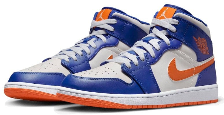 Nike Air Jordan 1 Mid Knicks Blauw