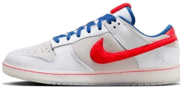 Nike Nike Dunk Low Retro PRM Year of the Rabbit White Crimson Varsity Royal Grijs