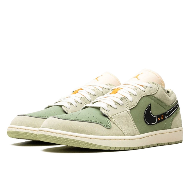 Nike Air Jordan 1 Low SE Craft Light Olive Groen