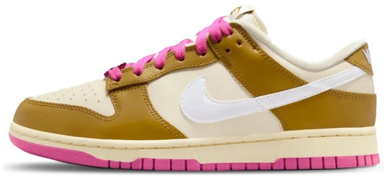 Nike Nike Dunk Low SE Just Do it Bronzine Pink Groen