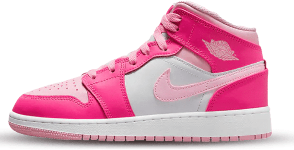 Nike Air Jordan 1 Mid 'Fierce Pink' (GS) Divers