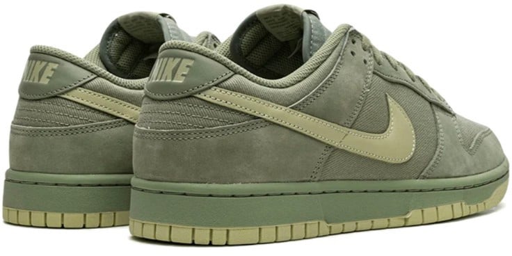 Nike Nike Dunk Low Retro Premium Oil Green Olive Aura Grijs
