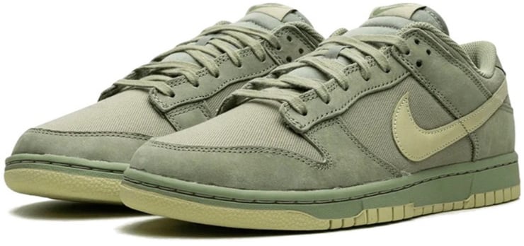 Nike Nike Dunk Low Retro Premium Oil Green Olive Aura Grijs