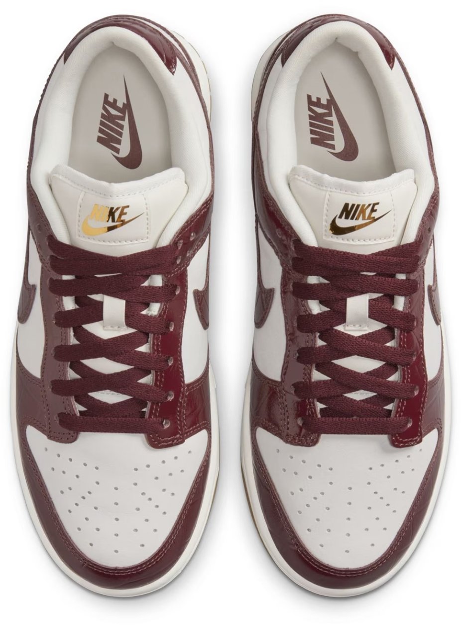 Nike Dunk Low Lx 'red Croc' Sneakers Divers