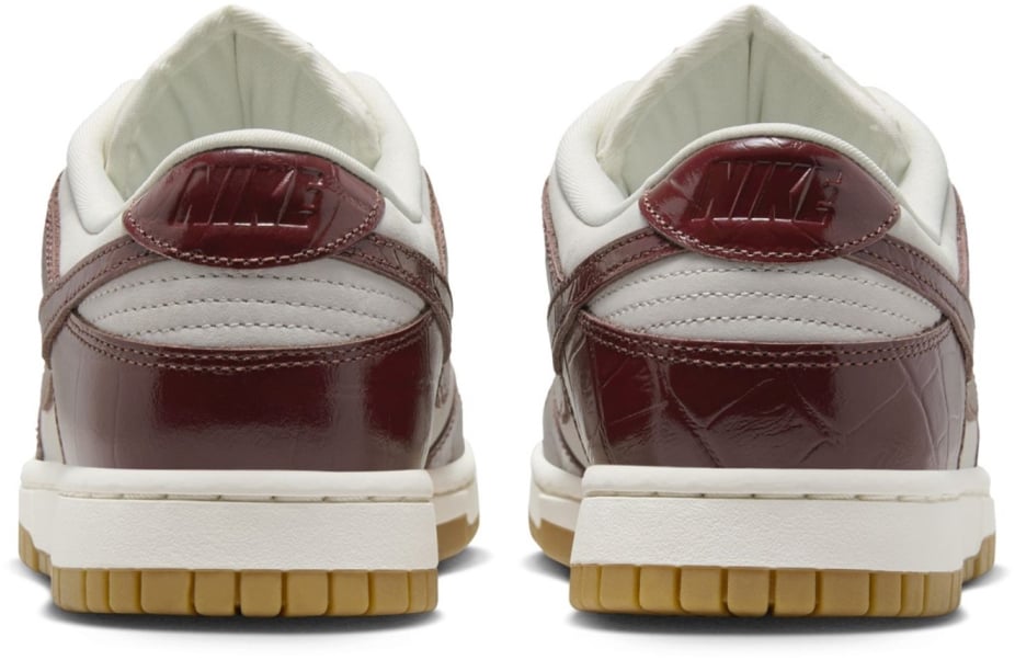 Nike Dunk Low Lx 'red Croc' Sneakers Divers