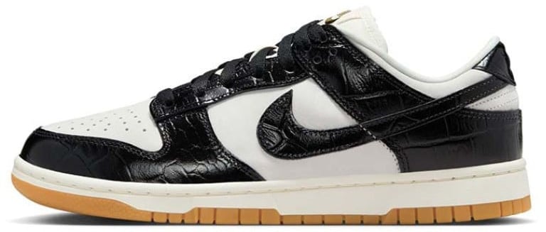 Nike Nike Dunk Low LX Black Croc Zwart
