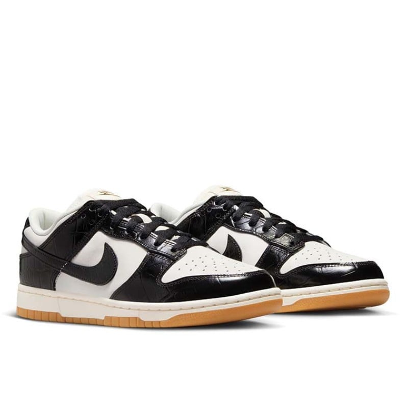 Nike Nike Dunk Low LX Black Croc Zwart