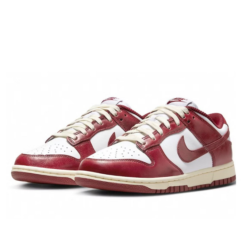 Nike Nike Dunk Low PRM Vintage Team Red Wit