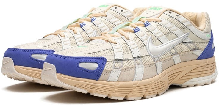 Nike Nike P-6000 Athletic Department Coconut Milk Medium Blue Blauw