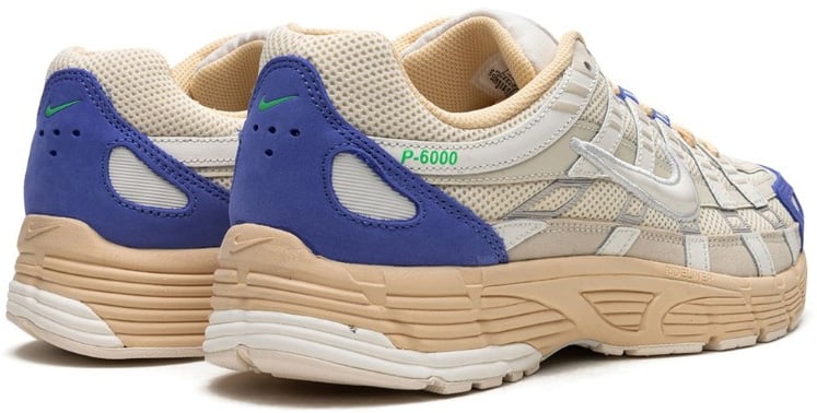 Nike Nike P-6000 Athletic Department Coconut Milk Medium Blue Blauw