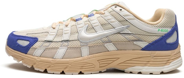 Nike Nike P-6000 Athletic Department Coconut Milk Medium Blue Blauw