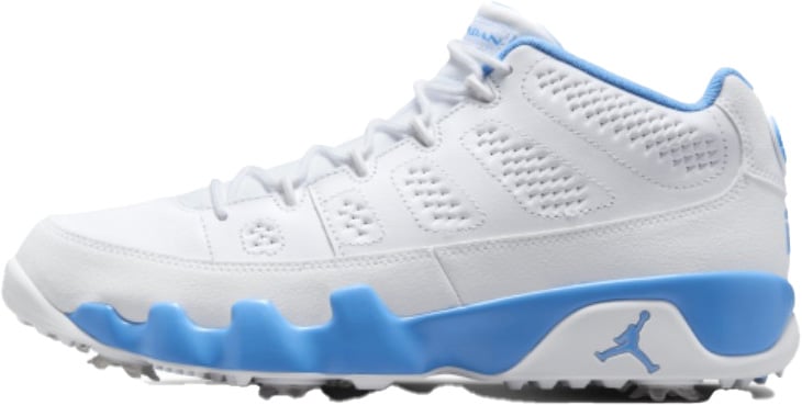 Nike Air Jordan 9 Retro Low Golf White University Blue Blauw
