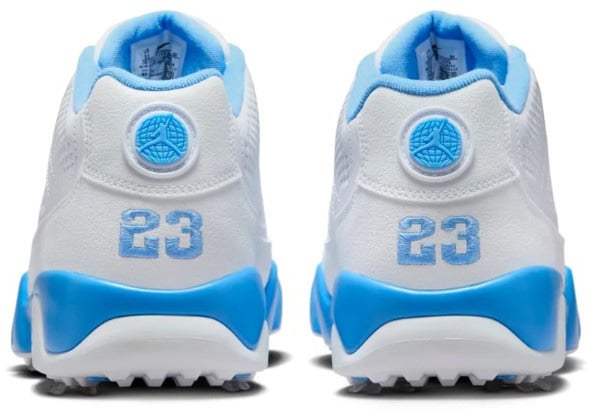 Nike Air Jordan 9 Retro Low Golf White University Blue Blauw