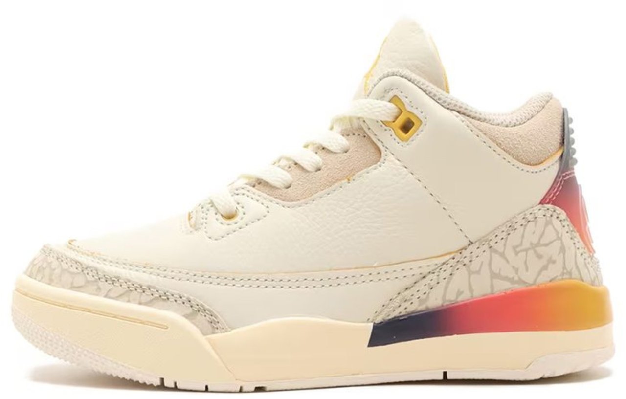 Nike Air Jordan 3 Retro SP J Balvin Medellín Sunset Enfants et bébés Beige