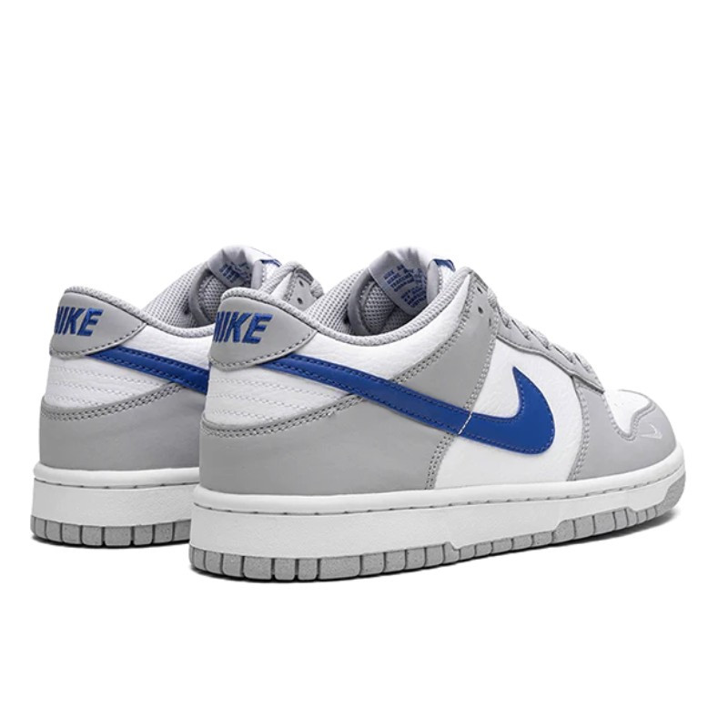 Nike Nike Dunk Low Mini Swoosh Wolf Grey Game Royal Wit