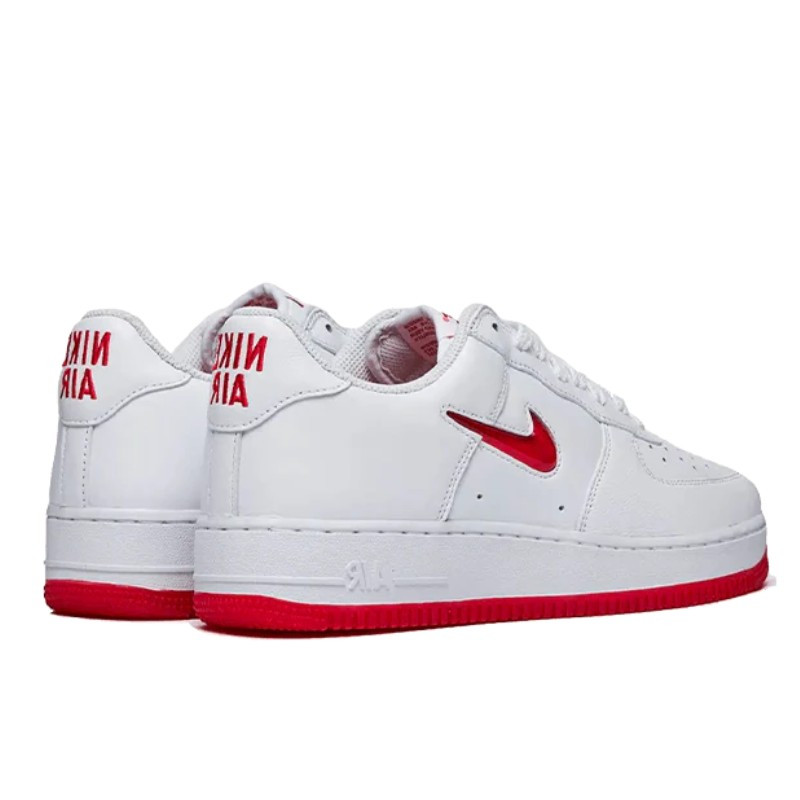 Nike Nike Air Force 1 Low '07 Retro Color of the Month Jewel Swoosh University Red Wit