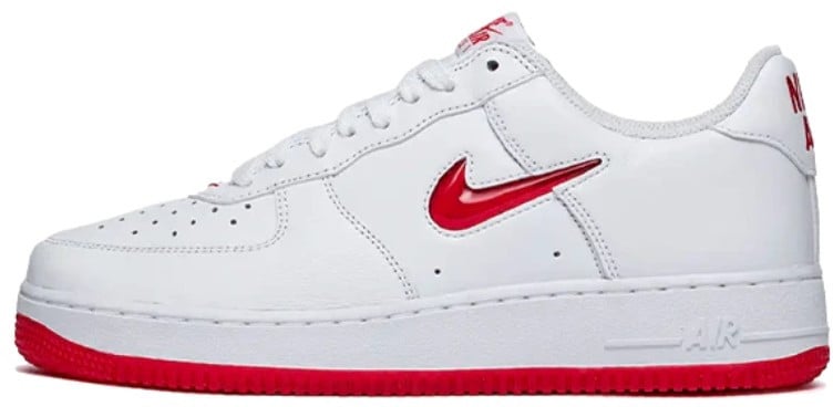 Nike Nike Air Force 1 Low '07 Retro Color of the Month Jewel Swoosh University Red Wit