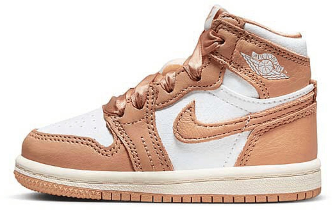 Nike Air Jordan 1 Retro High OG Praline Enfants et bébés Beige