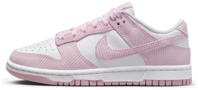 Nike Nike Dunk Low Pink Corduroy Roze