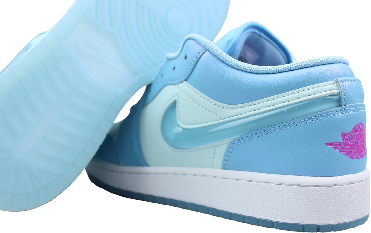 Nike Air Jordan 1 Low SE 'Aquarius Blue' (GS) Blauw