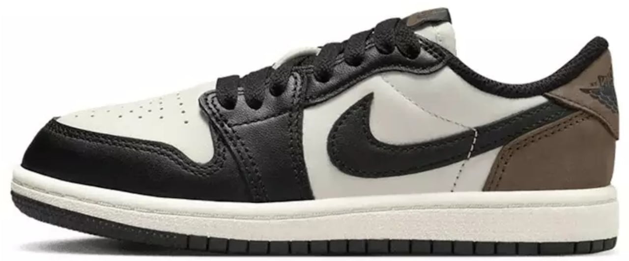 Nike Air Jordan 1 Retro Low OG Mocha Enfant et Bébé Zwart