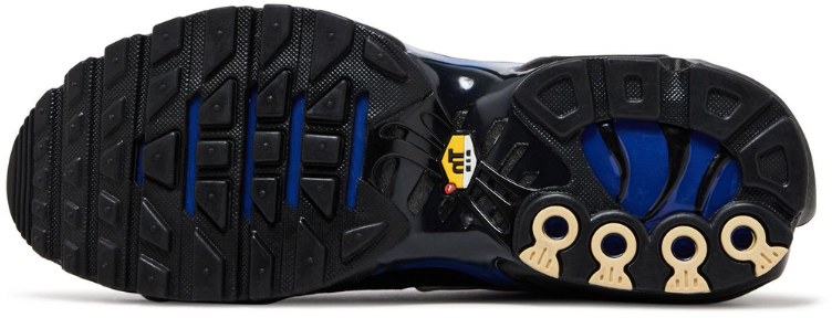 Nike Nike Air Max Plus Premium Black Racer Blue Zwart