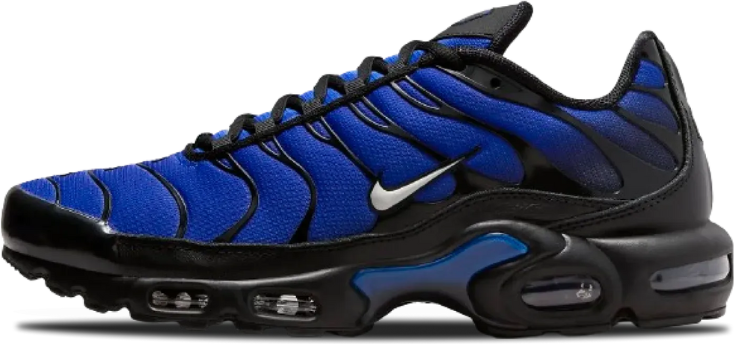 Nike Nike Air Max Plus Premium Black Racer Blue Zwart