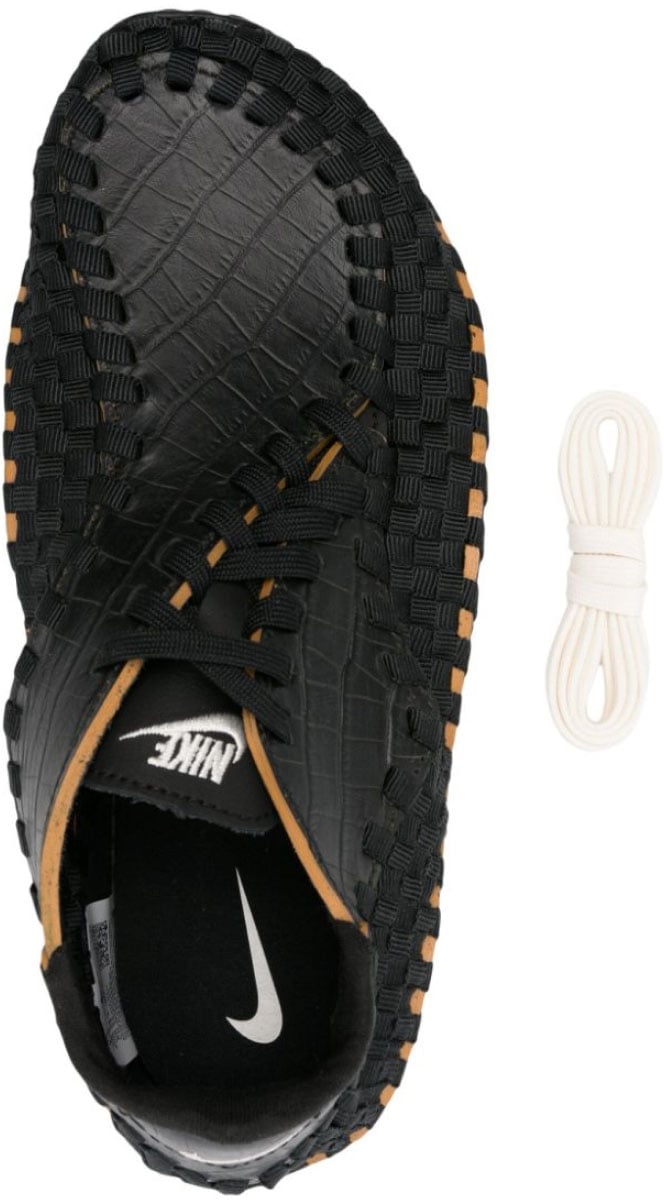 Nike Air Footscape Woven Prm Sneakers Zwart