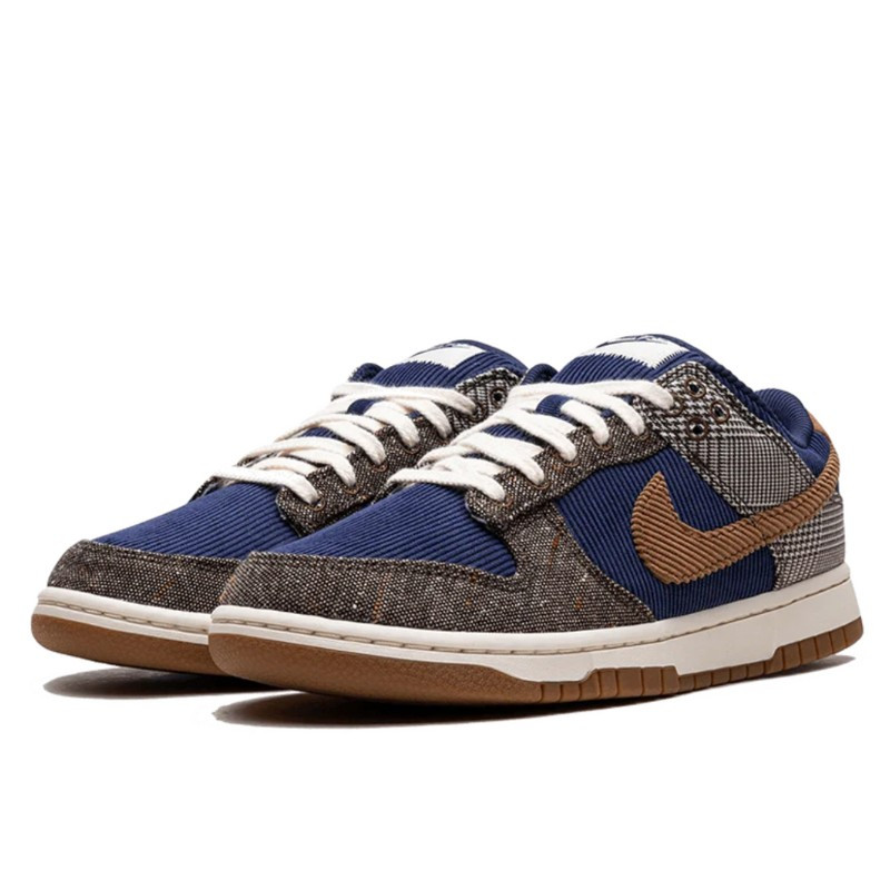 Nike Nike Dunk Low Premium Tweed Corduroy Blauw