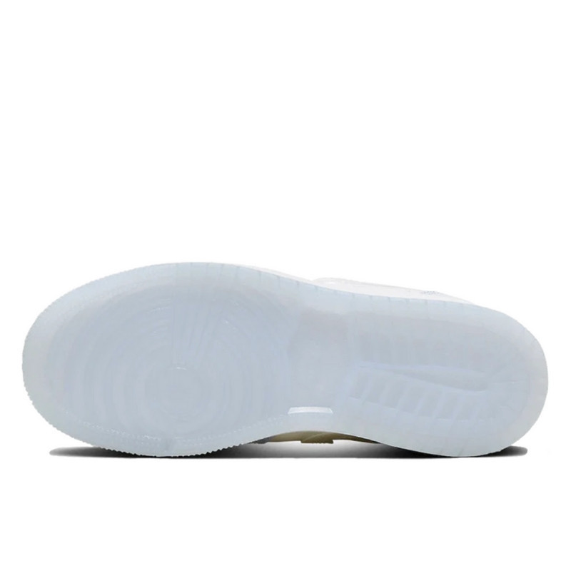 Nike Air Jordan 1 Mid Glitter Swoosh Wit