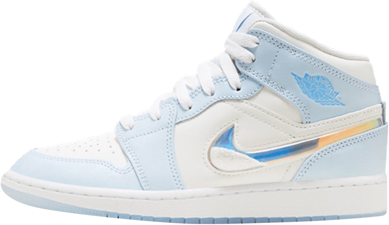 Nike Air Jordan 1 Mid SE Glitter Swoosh (GS) Divers