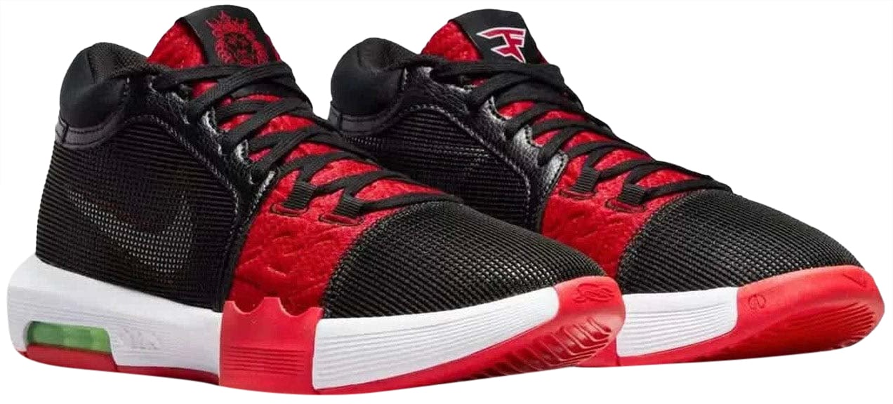Nike LeBron James LeBron Witness VIII Black White Red Blauw