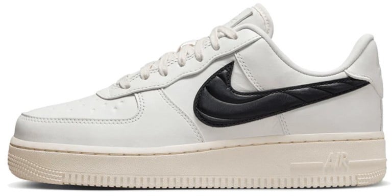 Nike Nike Air Force 1 '07 Quilted Swoosh Phantom Black Wit